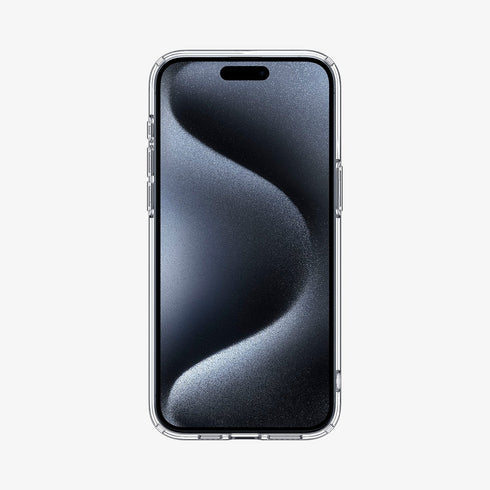 ACS06567 - iPhone 15 Pro Max Case Ultra Hybrid in frost clear showing the back